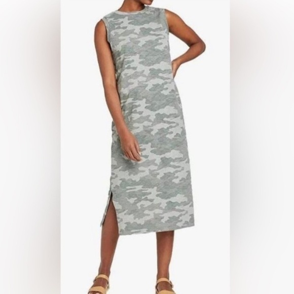 Universal Thread Camo Midi Tank Dress Size S - Picture 6 of 7